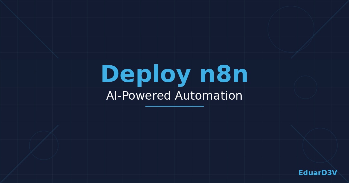 Deploy n8n on Kubernetes: Manifests and Setup