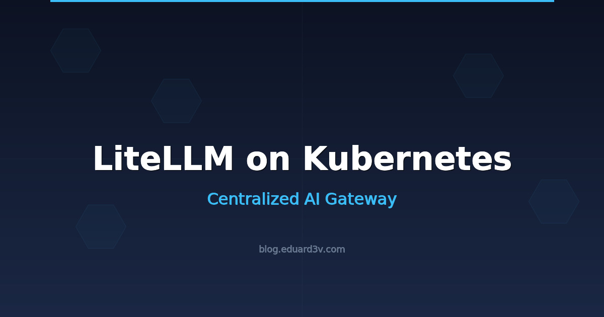 LiteLLM Kubernetes Production Deploy and Config